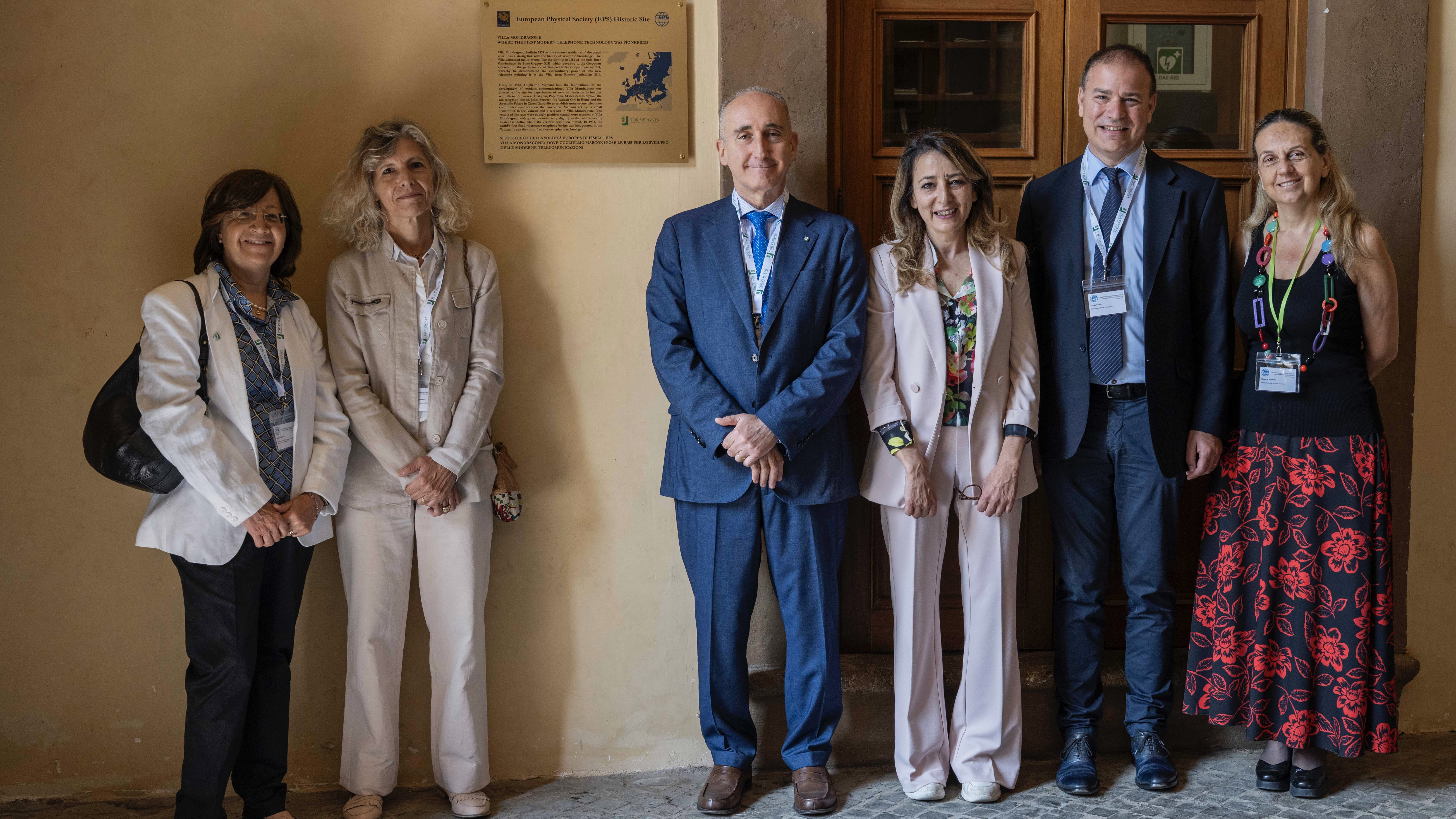 gallery Villa Mondragone sito storico della Società Europea di Fisica, grazie a Guglielmo Marconi
