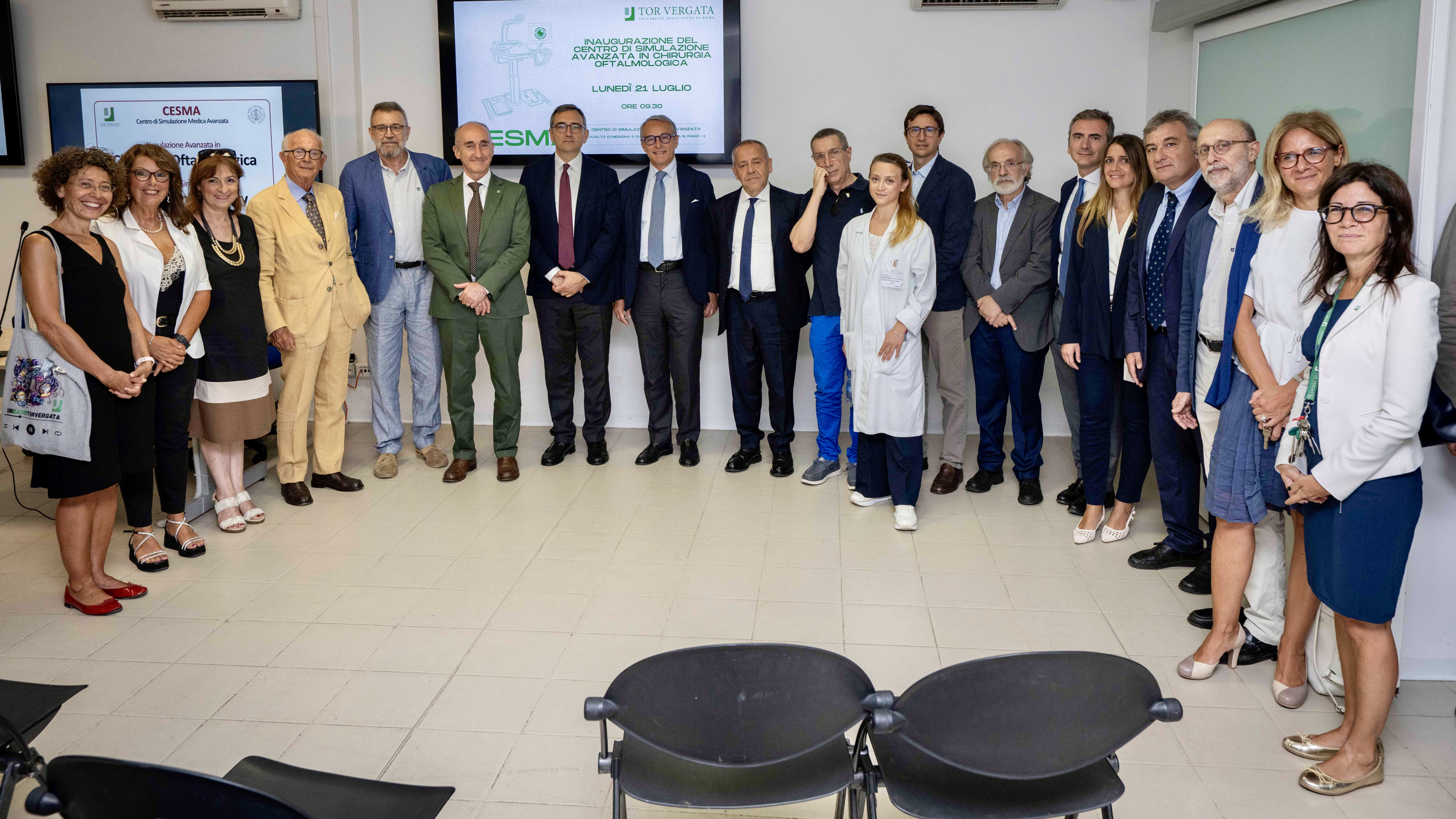 gallery Inaugurato il simulatore chirurgico oftalmico EYESI al CESMA, facoltà di Medicina a Roma Tor Vergata