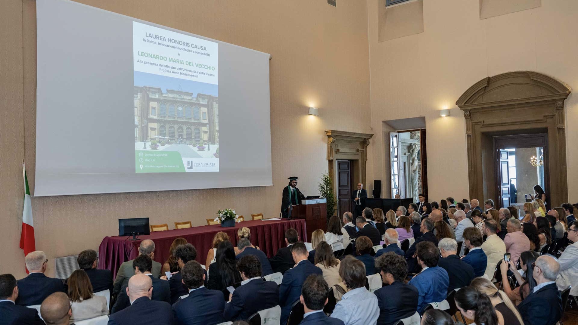 gallery Leonardo Maria Del Vecchio, Laurea honoris causa in Diritto, innovazione tecnologica e sostenibilità
