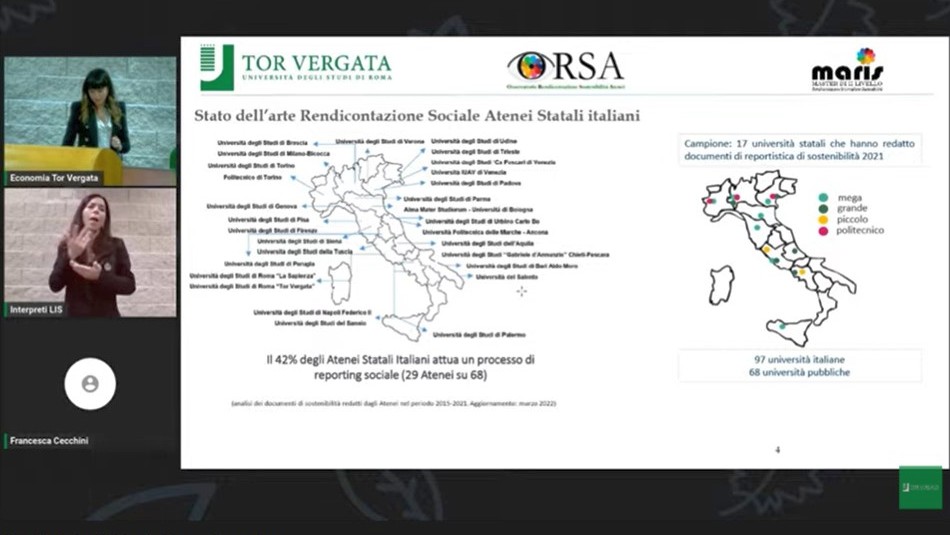 gallery Presentato il rapporto sostenibilità 2022 “Tor Vergata” durante la premiazione delle migliori idee dei Laboratori nuova economia “Prepararsi al Futuro”    