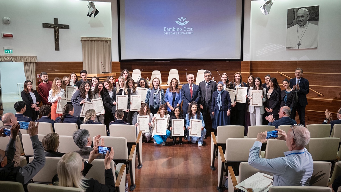 gallery Bambino Gesù e Università di Roma Tor Vergata: 23 nuovi infermieri laureati