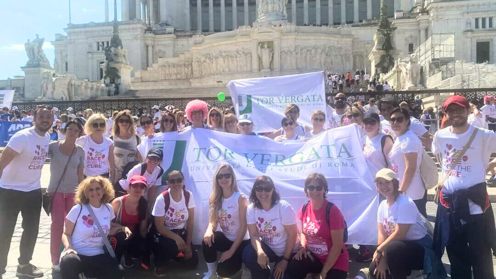 gallery Roma Tor Vergata, grande partecipazione alla Race for the cure