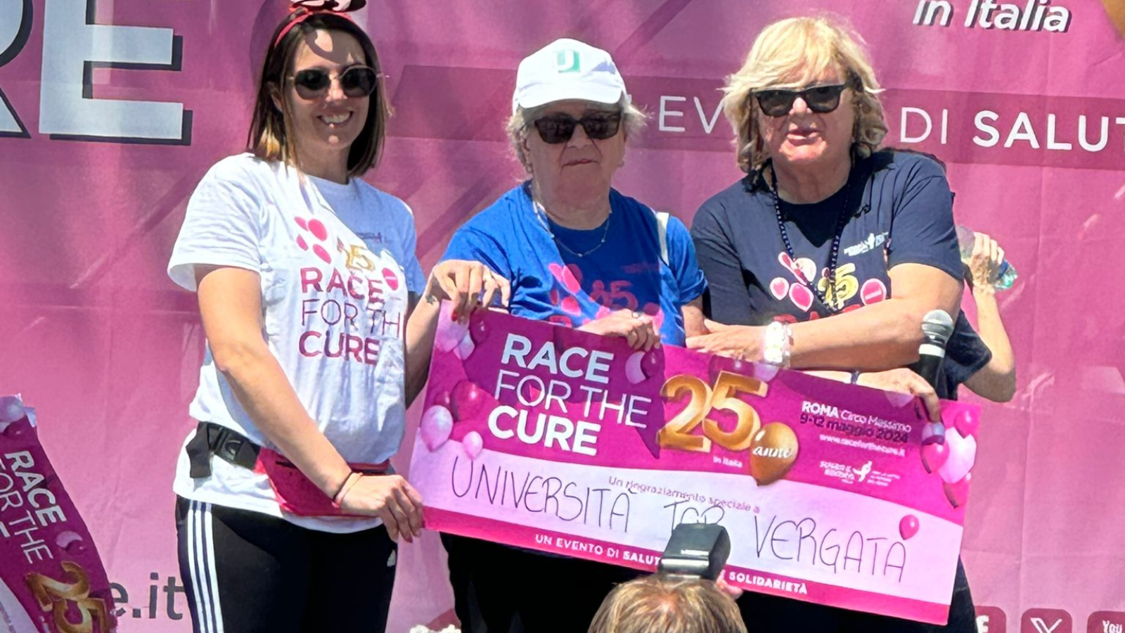 gallery Roma Tor Vergata, grande partecipazione alla Race for the cure
