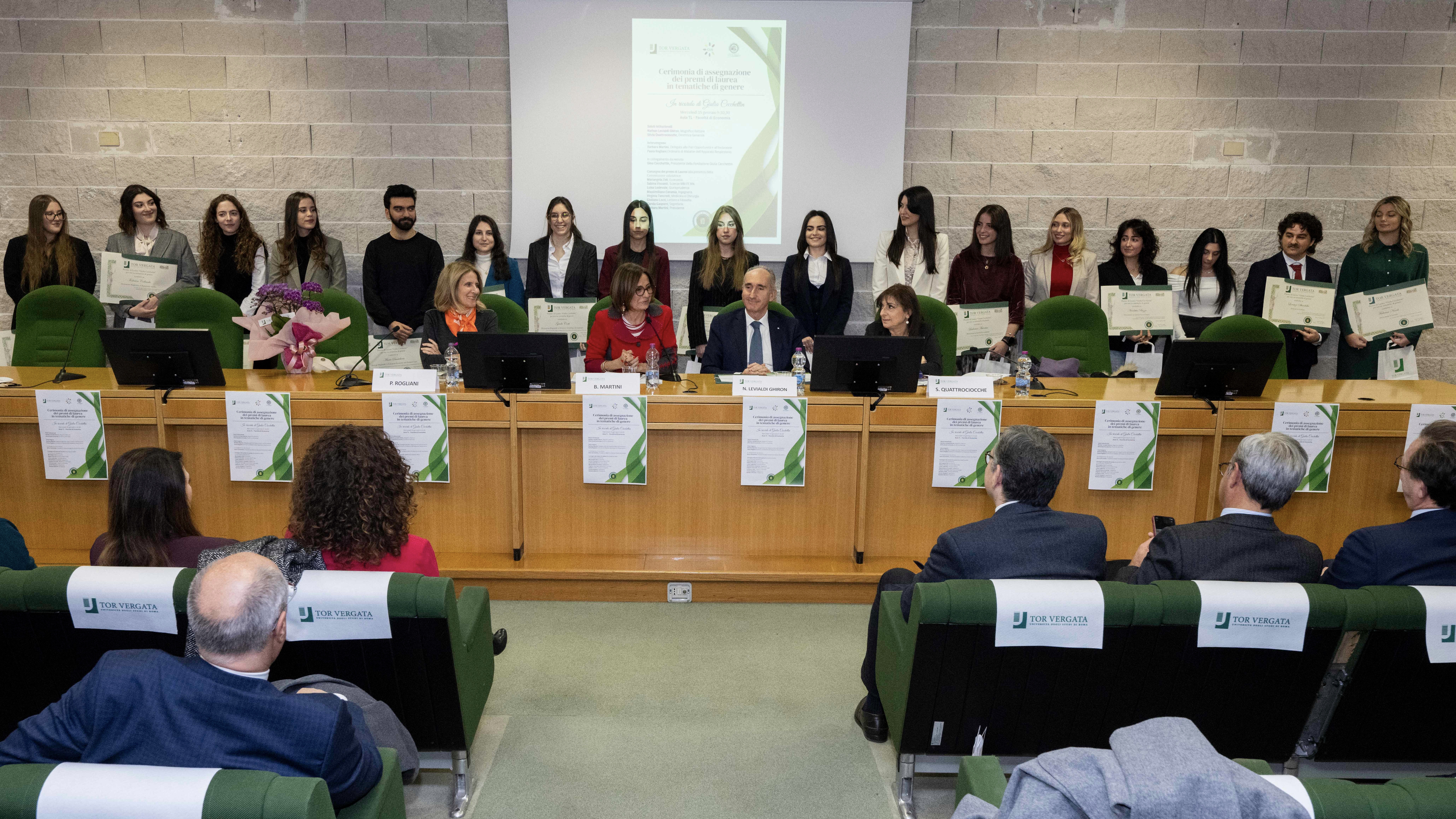 gallery Nel ricordo di Giulia Cecchettin, Roma Tor Vergata premia le migliori tesi su tematiche di genere