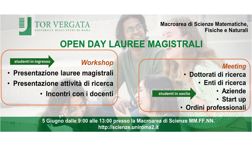 gallery Open Day Lauree Magistrali della Macroarea di Scienze Matematiche, Fisiche e Naturali